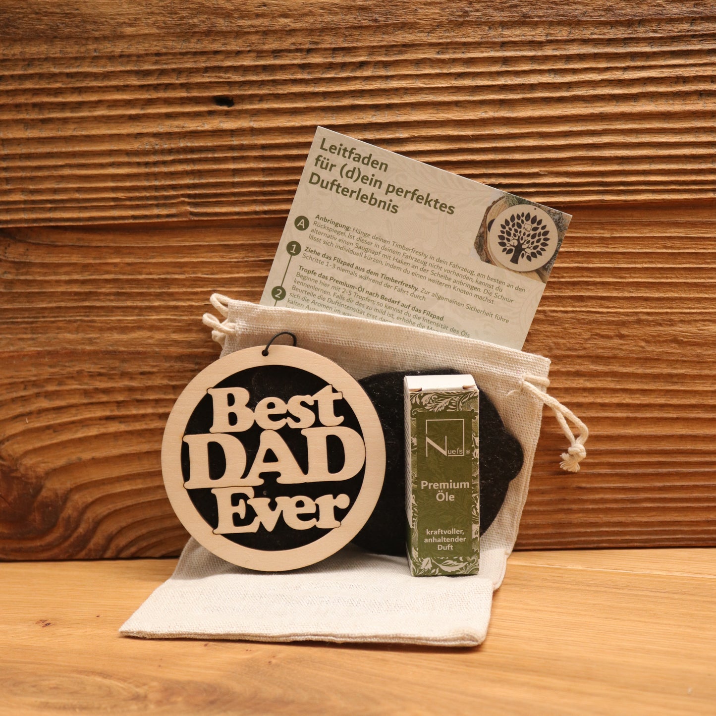 Autoduft Timberfreshy© BestDad + 10ml Premium-Öl