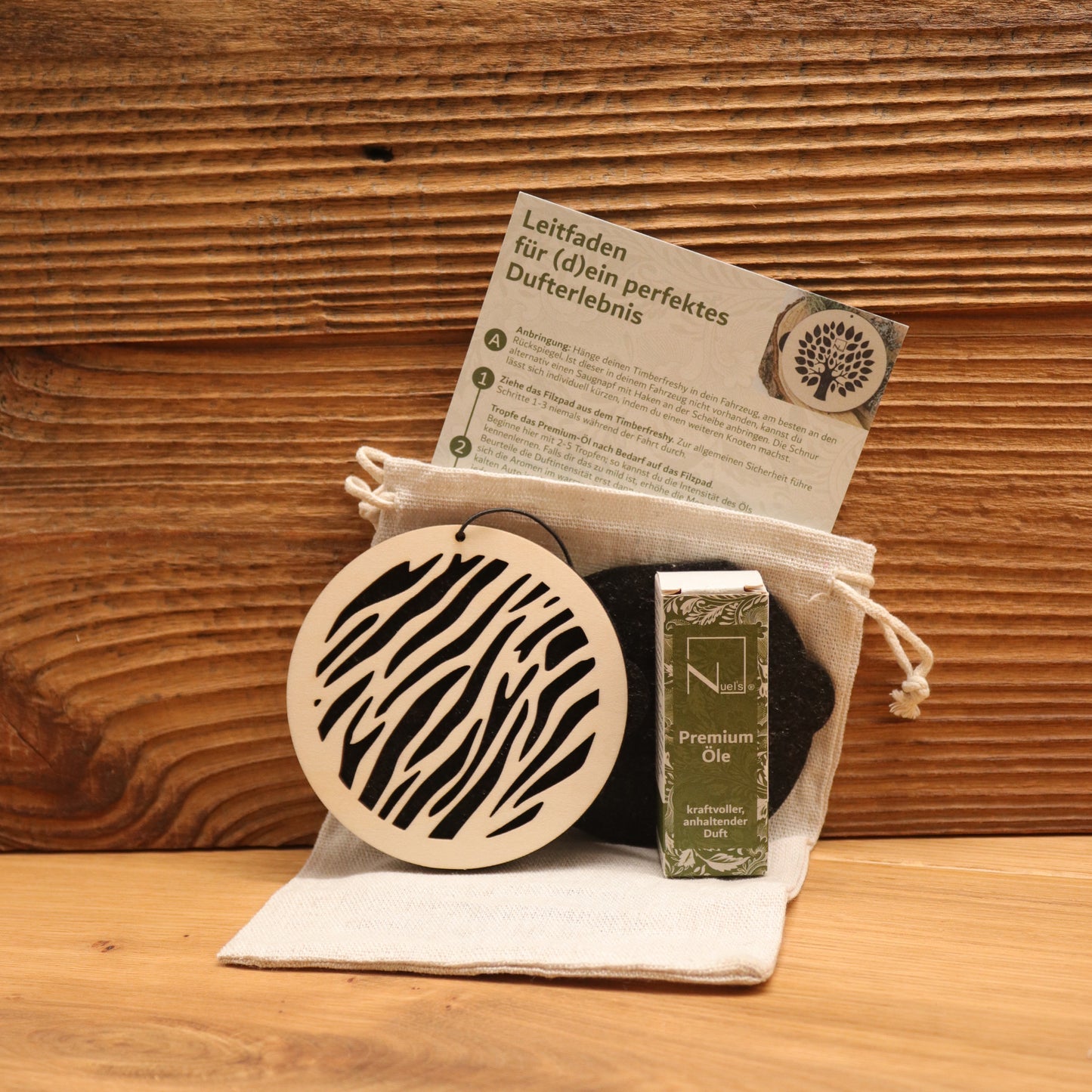 Autoduft Timberfreshy© Tigerfell + 10ml Premium-Öl