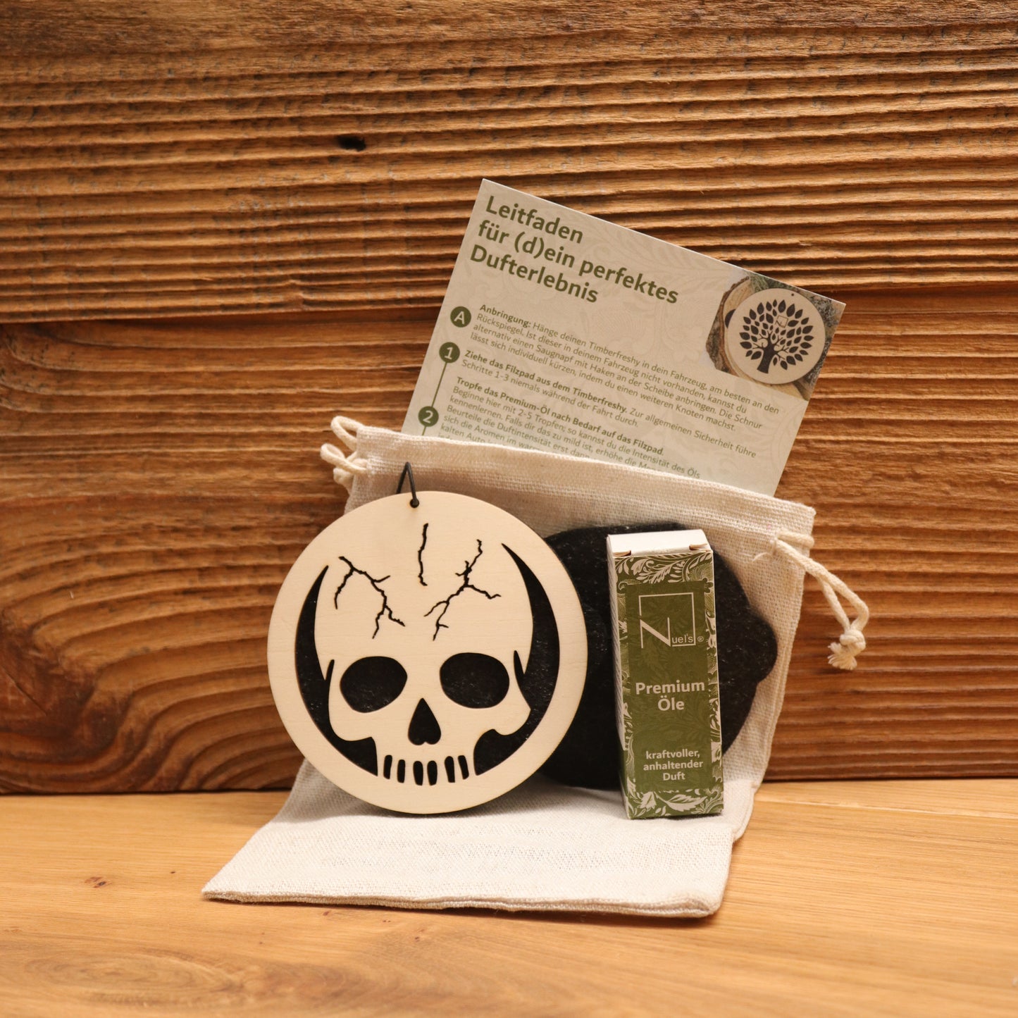 Autoduft Timberfreshy© Totenkopf + 10ml Premium-Öl