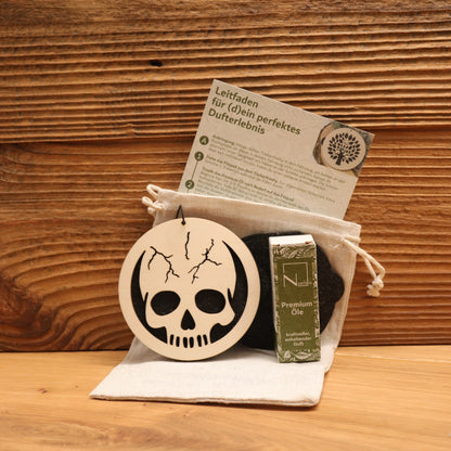 Autoduft Timberfreshy© Totenkopf + 10ml Premium-Öl
